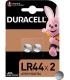 Duracell Pilas Alcalinas de Boton LR44 76A/A76/V13GA 1.5V - 2 Unidades