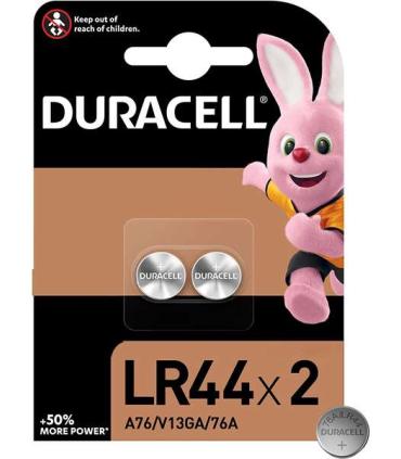 Duracell Pilas Alcalinas de Boton LR44 76A/A76/V13GA 1.5V - 2 Unidades