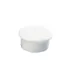 Dahle 95513 Pack de 10 Imanes para Pizarra Blanca - Diametro de 13mm - Color Blanco