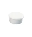 Dahle 95513 Pack de 10 Imanes para Pizarra Blanca - Diametro de 13mm - Color Blanco