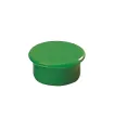 Dahle 95513 Pack de 10 Imanes para Pizarra Blanca - Diametro de 13mm - Color Verde
