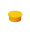 Dahle 95513 Pack de 10 Imanes para Pizarra Blanca - Diametro de 13mm - Color Amarillo