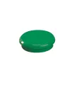 Dahle 95524 Pack de 10 Imanes para Pizarra Blanca - Diametro de 24mm - Color Verde