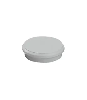 Dahle 95524 Pack de 10 Imanes para Pizarra Blanca - Diametro de 24mm - Color Blanco