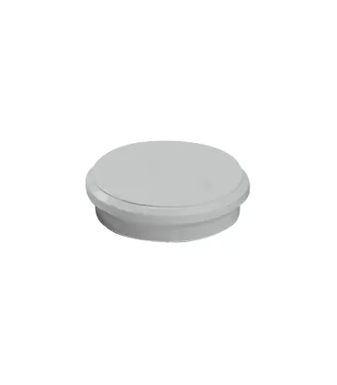 Dahle 95524 Pack de 10 Imanes para Pizarra Blanca - Diametro de 24mm - Color Blanco
