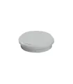 Dahle 95524 Pack de 10 Imanes para Pizarra Blanca - Diametro de 24mm - Color Gris