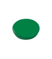 Dahle 95532 Pack de 10 Imanes para Pizarra Blanca - Diametro de 32mm - Color Verde