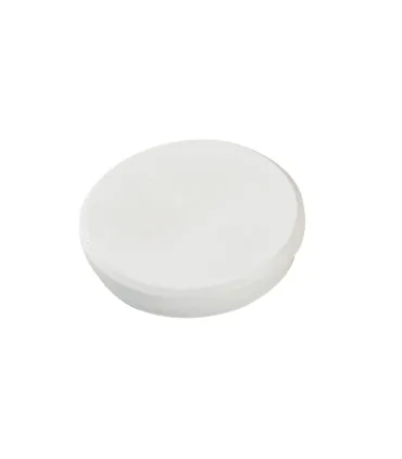 Dahle 95532 Pack de 10 Imanes para Pizarra Blanca - Diametro de 32mm - Color Blanco