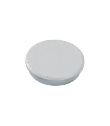 Dahle 95532 Pack de 10 Imanes para Pizarra Blanca - Diametro de 32mm - Color Gris