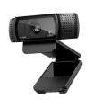 Logitech C920 Webcam HD Pro 1080p - USB 2.0 - Microfonos Integrados - Enfoque Automatico - Cable de 1.83m - Color Negro