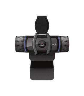 Logitech C920s Webcam HD Pro 1080p - USB 2.0 - Enfoque Automatico - Microfonos Integrados - Tapa de Obturador - Campo Visual..