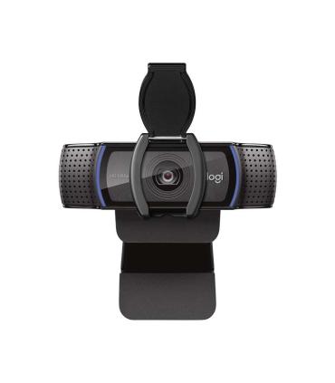 Logitech C920s Webcam HD Pro 1080p - USB 2.0 - Enfoque Automatico - Microfonos Integrados - Tapa de Obturador - Campo Visual..