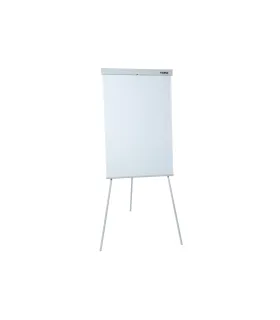 Dahle 96010 Pizarra Blanca Magnetica de Caballete con Sujecion de Bloc Universal - Regulacion de la Altura hasta 180cm - Bandeja