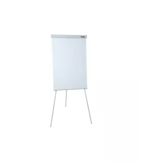 Dahle 96010 Pizarra Blanca Magnetica de Caballete con Sujecion de Bloc Universal - Regulacion de la Altura hasta 180cm - Bandeja