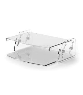 Fellowes Clarity Soporte Regulable para Monitor - 5 Ajustes de Altura - Espacio Inferior para Complementos - Peso Max 10kg