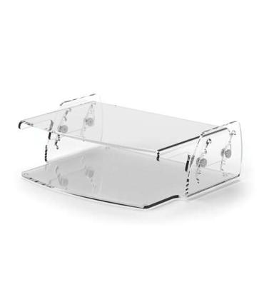 Fellowes Clarity Soporte Regulable para Monitor - 5 Ajustes de Altura - Espacio Inferior para Complementos - Peso Max 10kg