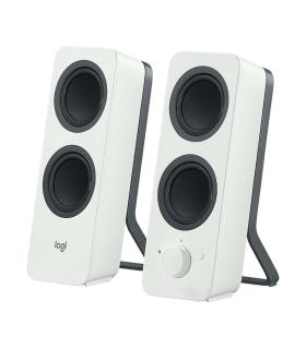 Logitech Z207 Altavoces 2.0 Bluetooth - 10W - Sonido Estereo - Entrada Jack 3.5 mm - Color Blanco