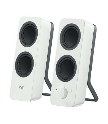 Logitech Z207 Altavoces 2.0 Bluetooth - 10W - Sonido Estereo - Entrada Jack 3.5 mm - Color Blanco