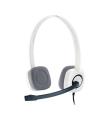 Logitech H150 Auriculares con Microfono - Microfono Plegable - Diadema Ajustable - Almohadillas Acolchadas - Controles en Cable 