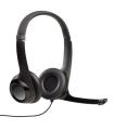 Logitech H390 Auriculares con Microfono Plegable USB - Diadema Ajustable - Almohadillas Acolchadas - Controles en Cable - Cable 