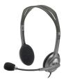 Logitech H111 Auriculares Estereo con Microfono - Microfono Giratorio - Diadema ajustable - Jack 3.5mm - Cable de 1.80m - Color 