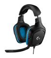 Logitech G432 Auriculares Gaming USB DTS 7.1 con Microfono - Microfono Plegable - Diadema Ajustable - Almohadillas Acolchadas - 