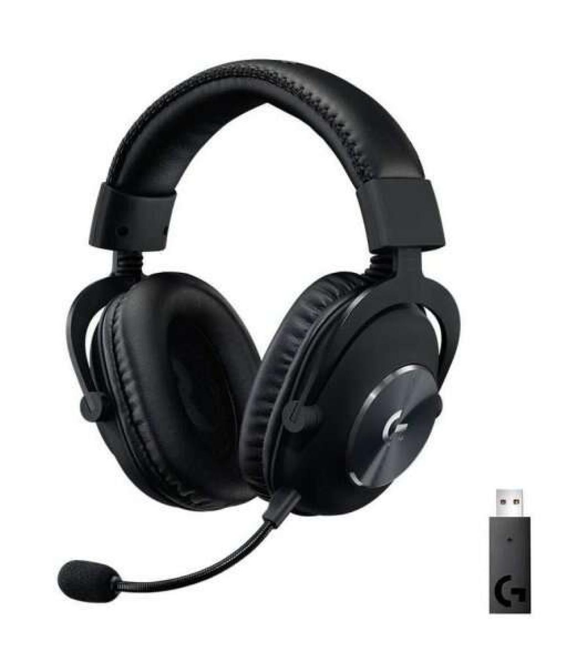 Logitech G Pro X Auriculares Gaming Inalambricos DTS 7.1 con Microfono - Tecnologia Lightspeed - Microfono Flexible - Diadema Aj