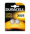 Duracell DL2025B2 Pila de Boton de Litio CR2025 3V (2 unidades)