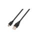 Aisens Cable USB 2.0 - Tipo A Macho a Mini B Macho - 1.0m - Color Negro