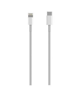 Aisens Cable Lightning a USB-C USB 2.0, Lightning/M-USB-C/M - 0.5m - Color Blanco