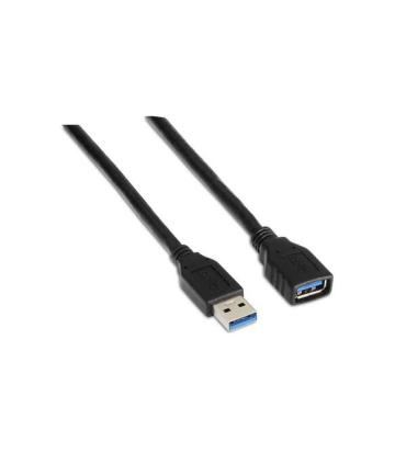 Aisens Cable Extension USB 3.0 - Tipo A Macho a A Hembra - 2.0m - Color Negro