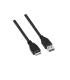 Aisens Cable USB 3.0 - Tipo A Macho a Micro B Macho - 2.0m - Color Negro