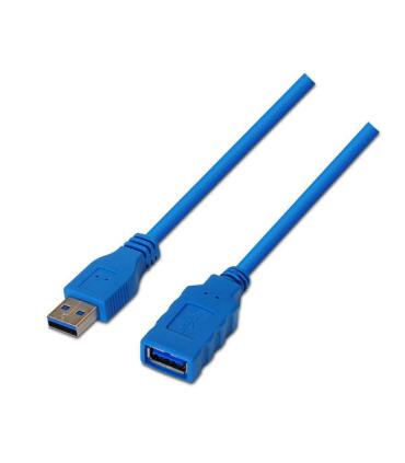 Aisens Cable Extension USB 3.0 - Tipo A Macho a A Hembra - 2.0m - Color Azul