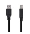 Aisens Cable USB 3.0 Impresora Tipo A/M-B/M - 2.0M - Color Negro