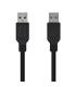 Aisens Cable USB 3.0 - Tipo A/M-A/M - 1.0M - Color Negro