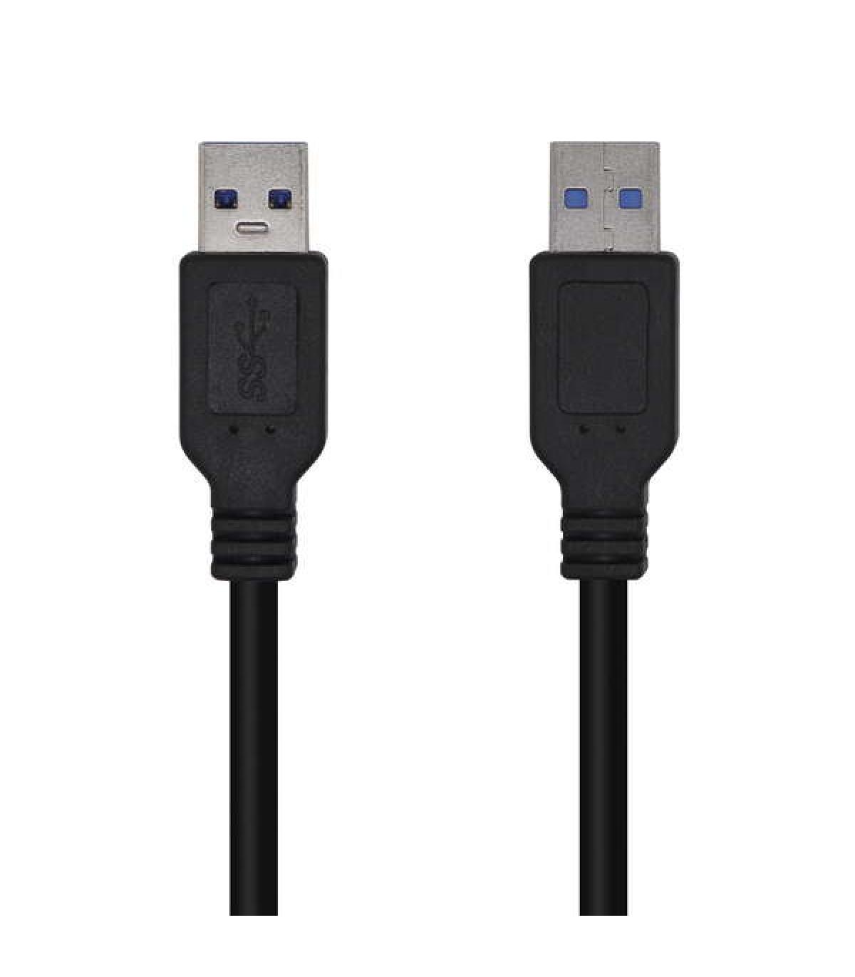 Aisens Cable USB 3.0 - Tipo A/M-A/M - 3.0M - Color Negro