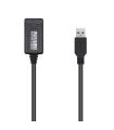 Aisens Cable USB 3.0 Prolongador con Amplicador - Tipo A/M-A/H - 5.0m - Color Negro
