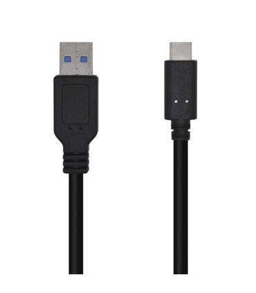 Aisens Cable USB 3.1 Gen2 10Gbps 3A - Tipo USB-C/M-A Macho - 0.5m - Color Negro