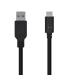 Aisens Cable USB 3.1 Gen2 10Gbps 3A - Tipo USB-C/M-A Macho - 1.5m - Color Negro