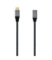 Aisens Cable USB 3.2 GEN2x2 Aluminio 20GBPS 5A 100W - TIPOUSB-C/M-USB-C/H - 1.0M - Color Gris