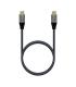 Aisens Cable USB 3.2 Gen2x2 Aluminio 20Gbps 8K@30Hz 5A 100W E-Mark, Tipo USB-C/M-USB-C/M - 1.0m - Color Gris