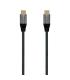 Aisens Cable USB 3.2 Gen2x2 Aluminio 20Gbps 8K@30Hz 5A 100W E-Mark, Tipo USB-C/M-USB-C/M - 1.5m - Color Gris