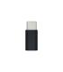 Aisens Mini Adaptador USB-C USB 2.0 - Tipo Micro-B/H-USB-C/M - Color Negro