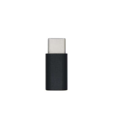 Aisens Mini Adaptador USB-C USB 2.0 - Tipo Micro-B/H-USB-C/M - Color Negro