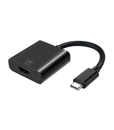 Aisens Conversor USB-C a HDMI 4K@60HZ - USB-C/M-HDMI/H - 15cm - Color Negro