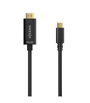 Aisens Cable Conversor USB-C a HDMI 4K@30HZ - USB-C/M-HDMI/M - 0.8M - Color Negro