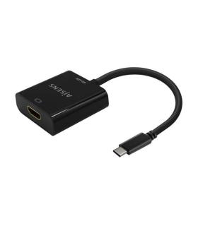 Aisens Conversor USB-C a HDMI 4K@30Hz - USB-C/M-HDMI/H - 15cm - Color Negro