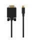 Aisens Cable Conversor USB-C a VGA - USB-C/M-Hdb15/H - 1.8m - Color Negro