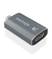 Aisens Conversor USB-C a HDMI 2.0 - Carcasa de Aluminio - Resolucion 4K@60Hz - Profundidad de Color 48 Bit/Px - Ancho de Banda 1