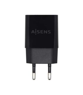 Aisens Cargador USB 10W Alta Eficiencia - 5V/2A - Color Negro